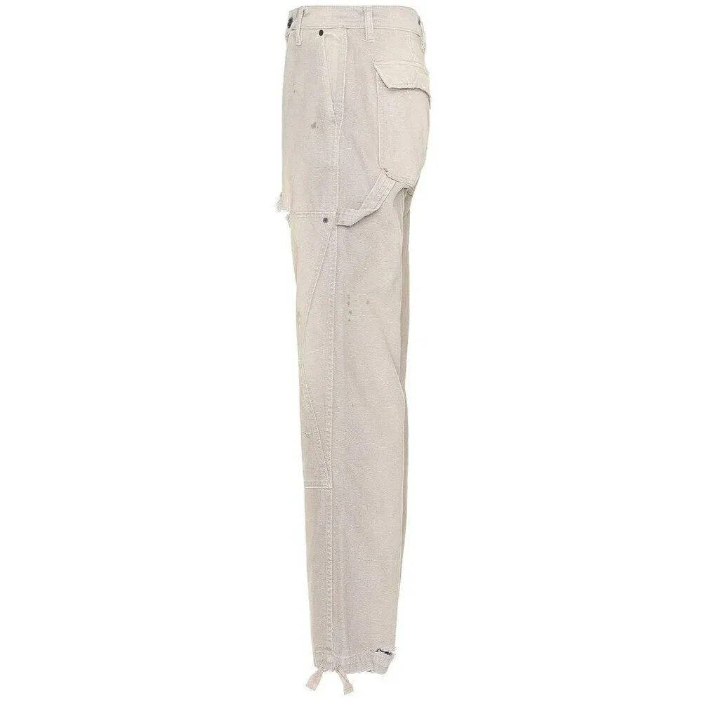 RHUDE Reza Double Knee Pants in Elephant Small New Mens Denim Jeans Trousers